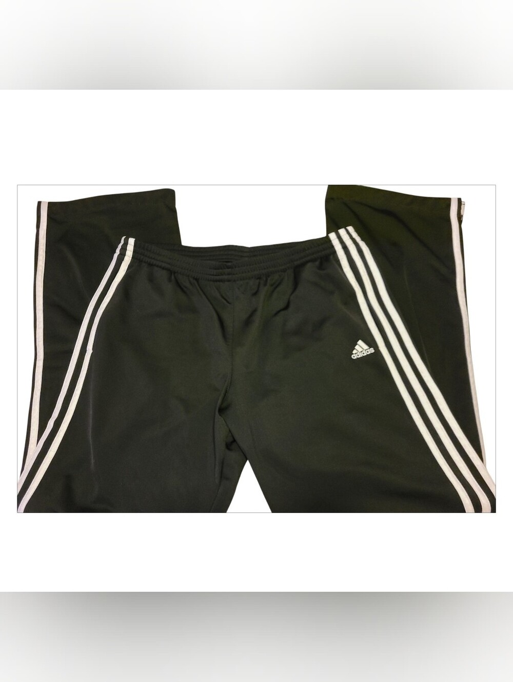 NEW ADIDAS Womens Black Track Pants-M - Picture 2 of 7